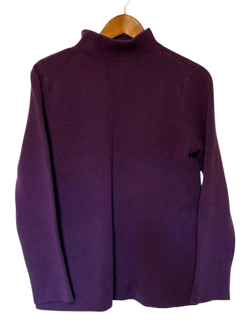 J. Jill Long Sleeve Turtleneck Pullover Sweater Purple Warm Cozy M